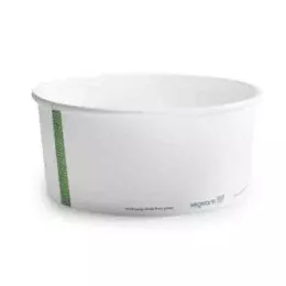 Bol à salade saladier ADBio cellulose blanc/PLA 1400ml Ø18.50cm